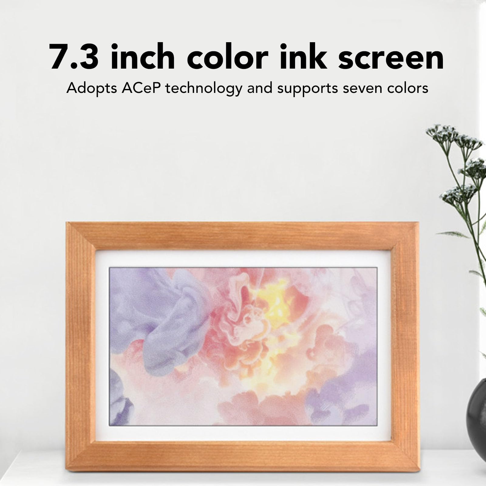 Amazon.co.jp: 7.3インチデジタルフォトフレーム、800x480電子
